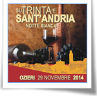 Calici pronti per la notte bianca de Su Trinta 'e Sant'Andria