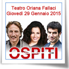 La commedia <i>'Ospiti'</i> in scena al Teatro Civico