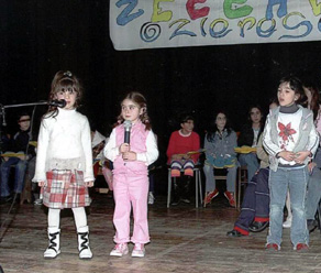 immagine di una passata edizione dello Zecchino Ozierese