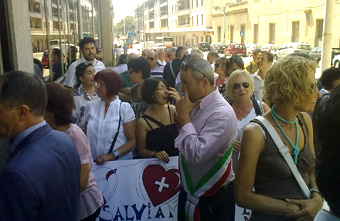 Protesta del Comitato Salviamo l