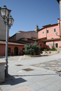 Panoramica del Museo Civico Archeologico di Ozieri, ex Convento delle Clarisse