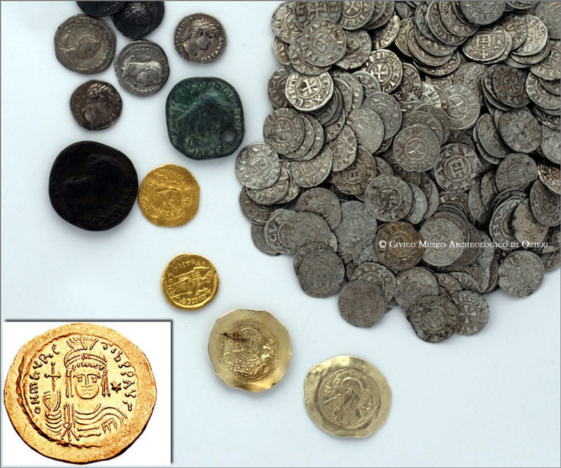 Museo Archeologico di Ozieri - Monete romane, bizantine e medievali (Sala IV, piano II)