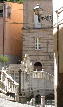 Una veduta della Fontana dalla via Grixoni